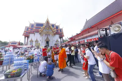 ประมวลภาพพิธีบวงสรวงสมโภช ครบ ๓๔ ปี วัดจุฬามณี ปี ๒๕๖๖