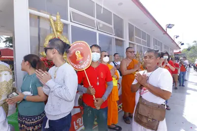ประมวลภาพพิธีบวงสรวงสมโภช ครบ ๓๔ ปี วัดจุฬามณี ปี ๒๕๖๖
