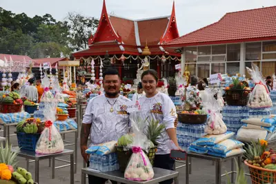 ประมวลภาพพิธีบวงสรวงสมโภช ครบ ๓๔ ปี วัดจุฬามณี ปี ๒๕๖๖