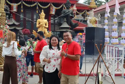 ประมวลภาพพิธีบวงสรวงสมโภช ครบ ๓๔ ปี วัดจุฬามณี ปี ๒๕๖๖