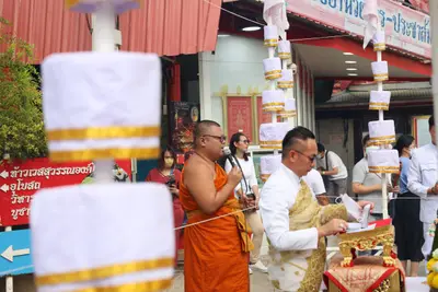 ประมวลภาพพิธีบวงสรวงสมโภช ครบ ๓๔ ปี วัดจุฬามณี ปี ๒๕๖๖