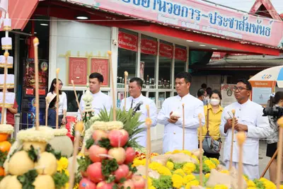 ประมวลภาพพิธีบวงสรวงสมโภช ครบ ๓๔ ปี วัดจุฬามณี ปี ๒๕๖๖