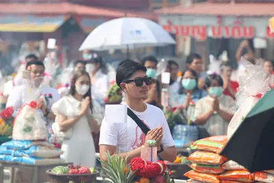 ประมวลภาพพิธีบวงสรวงสมโภช ครบ ๓๔ ปี วัดจุฬามณี ปี ๒๕๖๖