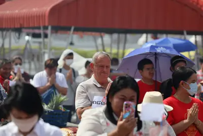 ประมวลภาพพิธีบวงสรวงสมโภช ครบ ๓๔ ปี วัดจุฬามณี ปี ๒๕๖๖