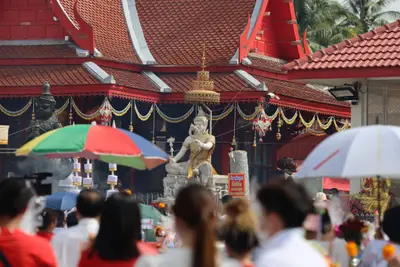 ประมวลภาพพิธีบวงสรวงสมโภช ครบ ๓๔ ปี วัดจุฬามณี ปี ๒๕๖๖