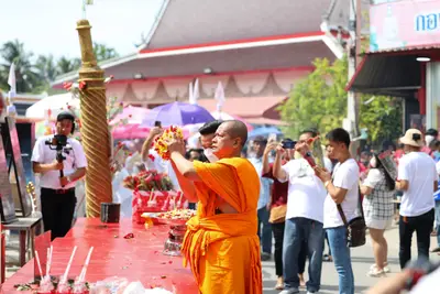 ประมวลภาพพิธีบวงสรวงสมโภช ครบ ๓๔ ปี วัดจุฬามณี ปี ๒๕๖๖