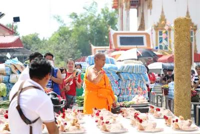 ประมวลภาพพิธีบวงสรวงสมโภช ครบ ๓๔ ปี วัดจุฬามณี ปี ๒๕๖๖