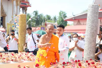 ประมวลภาพพิธีบวงสรวงสมโภช ครบ ๓๔ ปี วัดจุฬามณี ปี ๒๕๖๖