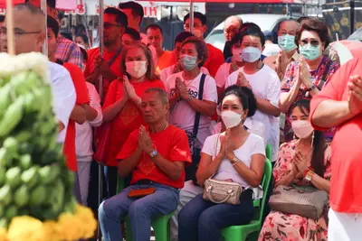 ประมวลภาพพิธีบวงสรวงสมโภช ครบ ๓๔ ปี วัดจุฬามณี ปี ๒๕๖๖