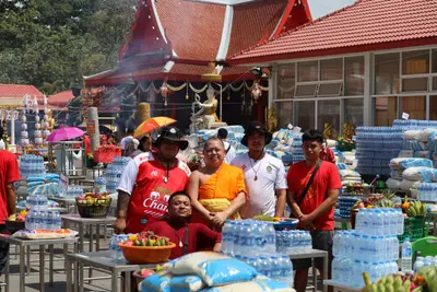 ประมวลภาพพิธีบวงสรวงสมโภช ครบ ๓๔ ปี วัดจุฬามณี ปี ๒๕๖๖