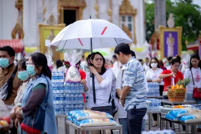 ประมวลภาพพิธีบวงสรวงสมโภช ครบ ๓๔ ปี วัดจุฬามณี ปี ๒๕๖๖
