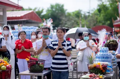 ประมวลภาพพิธีบวงสรวงสมโภช ครบ ๓๔ ปี วัดจุฬามณี ปี ๒๕๖๖