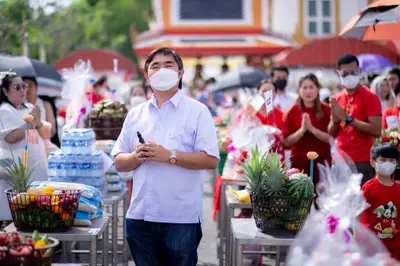 ประมวลภาพพิธีบวงสรวงสมโภช ครบ ๓๔ ปี วัดจุฬามณี ปี ๒๕๖๖