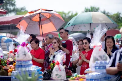 ประมวลภาพพิธีบวงสรวงสมโภช ครบ ๓๔ ปี วัดจุฬามณี ปี ๒๕๖๖
