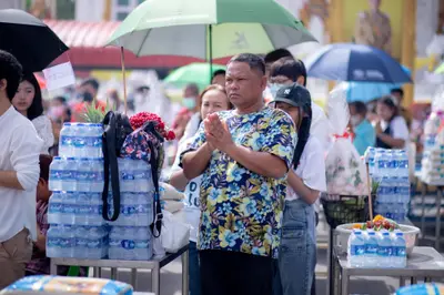 ประมวลภาพพิธีบวงสรวงสมโภช ครบ ๓๔ ปี วัดจุฬามณี ปี ๒๕๖๖