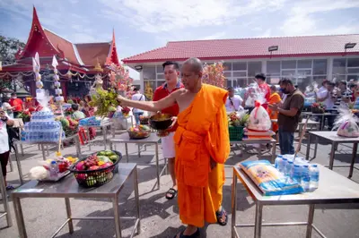 ประมวลภาพพิธีบวงสรวงสมโภช ครบ ๓๔ ปี วัดจุฬามณี ปี ๒๕๖๖