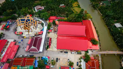 ประมวลภาพพิธีบรรจุมวลสารและยกองค์พระประธานขึ้นประดิษฐาน วัดจุฬามณี ปี ๒๕๖๖