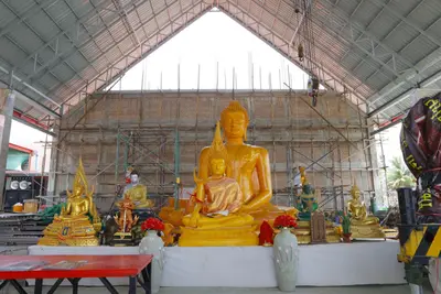 ประมวลภาพพิธีบรรจุมวลสารและยกองค์พระประธานขึ้นประดิษฐาน วัดจุฬามณี ปี ๒๕๖๖
