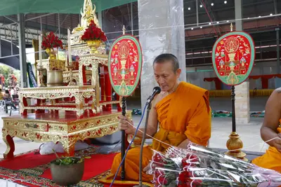 ประมวลภาพพิธีบรรจุมวลสารและยกองค์พระประธานขึ้นประดิษฐาน วัดจุฬามณี ปี ๒๕๖๖