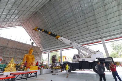 ประมวลภาพพิธีบรรจุมวลสารและยกองค์พระประธานขึ้นประดิษฐาน วัดจุฬามณี ปี ๒๕๖๖