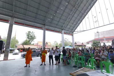 ประมวลภาพพิธีบรรจุมวลสารและยกองค์พระประธานขึ้นประดิษฐาน วัดจุฬามณี ปี ๒๕๖๖
