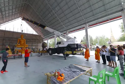 ประมวลภาพพิธีบรรจุมวลสารและยกองค์พระประธานขึ้นประดิษฐาน วัดจุฬามณี ปี ๒๕๖๖