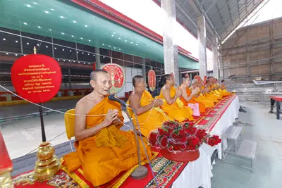 ประมวลภาพพิธีบรรจุมวลสารและยกองค์พระประธานขึ้นประดิษฐาน วัดจุฬามณี ปี ๒๕๖๖