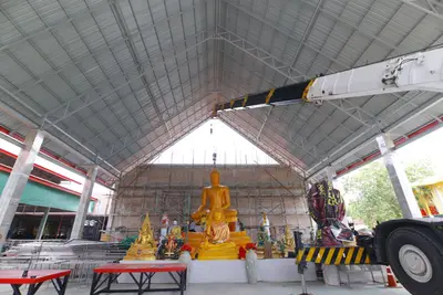 ประมวลภาพพิธีบรรจุมวลสารและยกองค์พระประธานขึ้นประดิษฐาน วัดจุฬามณี ปี ๒๕๖๖