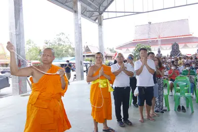 ประมวลภาพพิธีบรรจุมวลสารและยกองค์พระประธานขึ้นประดิษฐาน วัดจุฬามณี ปี ๒๕๖๖