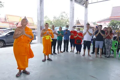 ประมวลภาพพิธีบรรจุมวลสารและยกองค์พระประธานขึ้นประดิษฐาน วัดจุฬามณี ปี ๒๕๖๖