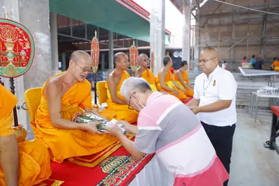 ประมวลภาพพิธีบรรจุมวลสารและยกองค์พระประธานขึ้นประดิษฐาน วัดจุฬามณี ปี ๒๕๖๖