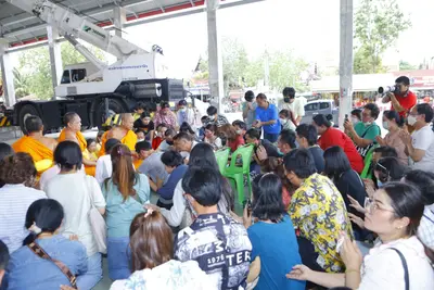 ประมวลภาพพิธีบรรจุมวลสารและยกองค์พระประธานขึ้นประดิษฐาน วัดจุฬามณี ปี ๒๕๖๖