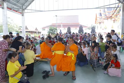 ประมวลภาพพิธีบรรจุมวลสารและยกองค์พระประธานขึ้นประดิษฐาน วัดจุฬามณี ปี ๒๕๖๖