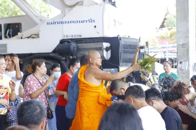 ประมวลภาพพิธีบรรจุมวลสารและยกองค์พระประธานขึ้นประดิษฐาน วัดจุฬามณี ปี ๒๕๖๖