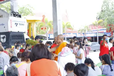 ประมวลภาพพิธีบรรจุมวลสารและยกองค์พระประธานขึ้นประดิษฐาน วัดจุฬามณี ปี ๒๕๖๖