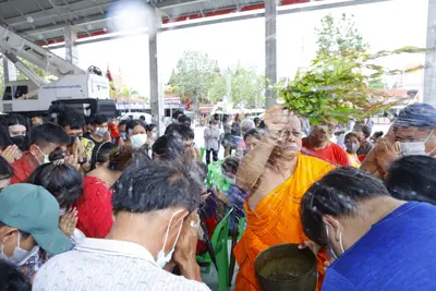 ประมวลภาพพิธีบรรจุมวลสารและยกองค์พระประธานขึ้นประดิษฐาน วัดจุฬามณี ปี ๒๕๖๖