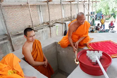 ประมวลภาพพิธีบรรจุมวลสารและยกองค์พระประธานขึ้นประดิษฐาน วัดจุฬามณี ปี ๒๕๖๖