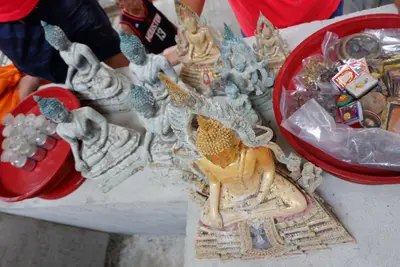 ประมวลภาพพิธีบรรจุมวลสารและยกองค์พระประธานขึ้นประดิษฐาน วัดจุฬามณี ปี ๒๕๖๖
