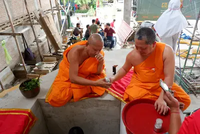 ประมวลภาพพิธีบรรจุมวลสารและยกองค์พระประธานขึ้นประดิษฐาน วัดจุฬามณี ปี ๒๕๖๖