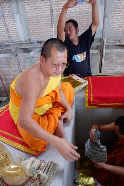 ประมวลภาพพิธีบรรจุมวลสารและยกองค์พระประธานขึ้นประดิษฐาน วัดจุฬามณี ปี ๒๕๖๖