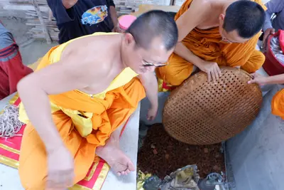 ประมวลภาพพิธีบรรจุมวลสารและยกองค์พระประธานขึ้นประดิษฐาน วัดจุฬามณี ปี ๒๕๖๖