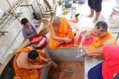 ประมวลภาพพิธีบรรจุมวลสารและยกองค์พระประธานขึ้นประดิษฐาน วัดจุฬามณี ปี ๒๕๖๖