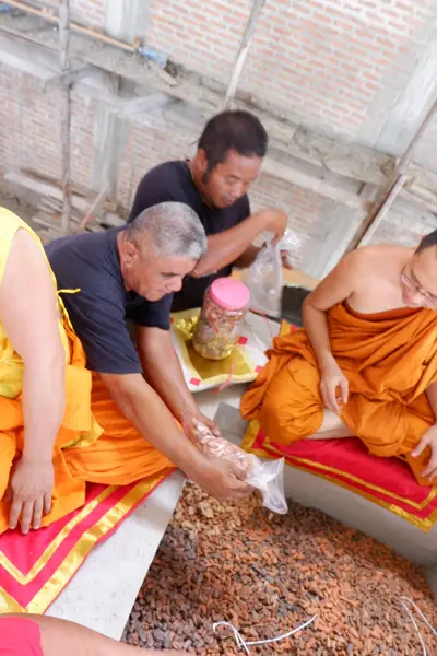 ประมวลภาพพิธีบรรจุมวลสารและยกองค์พระประธานขึ้นประดิษฐาน วัดจุฬามณี ปี ๒๕๖๖
