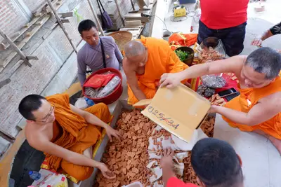 ประมวลภาพพิธีบรรจุมวลสารและยกองค์พระประธานขึ้นประดิษฐาน วัดจุฬามณี ปี ๒๕๖๖