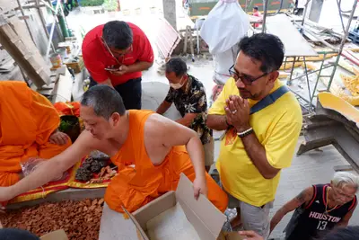 ประมวลภาพพิธีบรรจุมวลสารและยกองค์พระประธานขึ้นประดิษฐาน วัดจุฬามณี ปี ๒๕๖๖