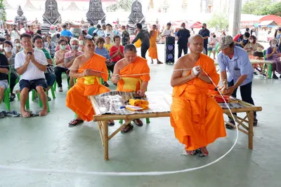 ประมวลภาพพิธีบรรจุมวลสารและยกองค์พระประธานขึ้นประดิษฐาน วัดจุฬามณี ปี ๒๕๖๖