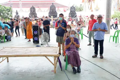 ประมวลภาพพิธีบรรจุมวลสารและยกองค์พระประธานขึ้นประดิษฐาน วัดจุฬามณี ปี ๒๕๖๖