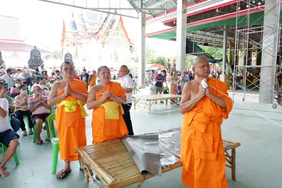 ประมวลภาพพิธีบรรจุมวลสารและยกองค์พระประธานขึ้นประดิษฐาน วัดจุฬามณี ปี ๒๕๖๖
