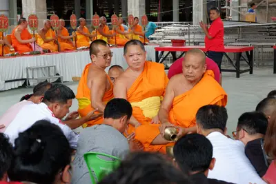 ประมวลภาพพิธีบรรจุมวลสารและยกองค์พระประธานขึ้นประดิษฐาน วัดจุฬามณี ปี ๒๕๖๖