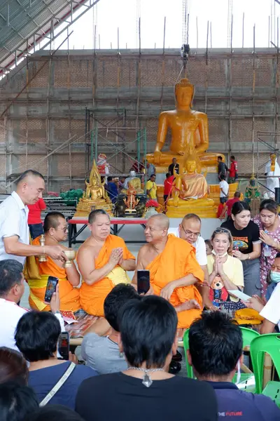 ประมวลภาพพิธีบรรจุมวลสารและยกองค์พระประธานขึ้นประดิษฐาน วัดจุฬามณี ปี ๒๕๖๖